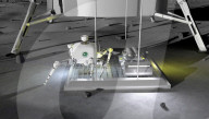 3D robot for building a Moon. base and Earth homes