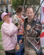Pro & Anti Migrant Protests Whitehall