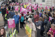 Pro & Anti Migrant Protests Whitehall