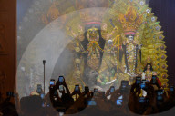 Durga Puja Festival Celebration In Kolkata, India