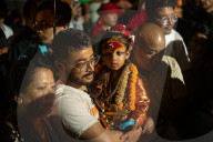 New Royal Living Goddess Kumari In Nepal