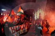 The Demonstration In Support Of The Global Sumud Flotilla After The Interception By The Israeli Army Off The Coast Of Gaza In Milan