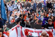 The Demonstration In Support Of The Global Sumud Flotilla After The Interception By The Israeli Army Off The Coast Of Gaza In Milan
