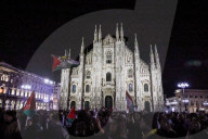 The Demonstration In Support Of The Global Sumud Flotilla After The Interception By The Israeli Army Off The Coast Of Gaza In Milan