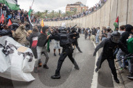 Protest In Barcelona Against Israel's Arrest Of Members Of The Global Sumud Flotilla On Its Humanitarian Mission To Gaza.