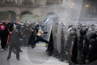 Demonstration Marking The 57th Anniversary Of The Tlatelolco Massacre