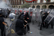 Demonstration Marking The 57th Anniversary Of The Tlatelolco Massacre