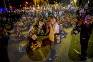 Demonstration In Barcelona Supporting Global Sumud Flotilla And Palestine