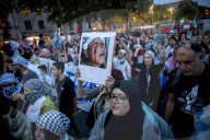 Demonstration In Barcelona Supporting Global Sumud Flotilla And Palestine