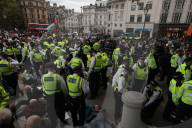 Anti Israel Palestine-Action protest leads to arrests