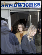 Kiera Knightley filming in London