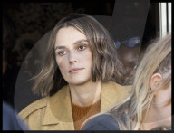 Kiera Knightley filming in London