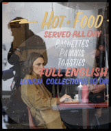 Kiera Knightley filming in London