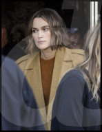 Kiera Knightley filming in London