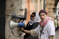 Pro-Palestinian Protest Outside The US Consulate In Krakow