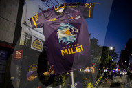 Argentine President Javier Milei Presented His New Book, ''The Construction Of The Miracle,'' At The Movistar Arena In Buenos Aires 