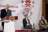 Mexico’s President Claudia Sheinbaum At National Security Briefing