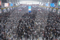 Return Travel Rush of Railway
