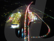 Shanghai-Wuhan Expressway Heavy traffic 