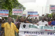 Protest In Lagos Over Killing Of Owode Onirin Traders 