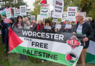 Israel-Hamas War Palestinian Solidarity Rally: Gloucestershire