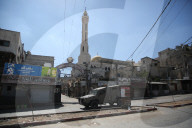Israeli border police clashes with Palestinians in Nablus
