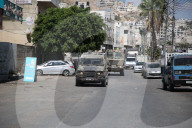 Israeli border police clashes with Palestinians in Nablus