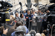 Socialist Leaders At The Hotel Matignon, In Paris