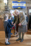 King Charles and Queen Camilla in Ballater , Scotland.