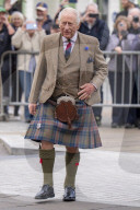 King Charles and Queen Camilla in Ballater , Scotland.