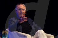 Dan Brown Presents His Latest Novel The Secret Of Secrets At The Circulo De Bellas Artes In Madrid