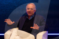 Dan Brown Presents His Latest Novel The Secret Of Secrets At The Circulo De Bellas Artes In Madrid