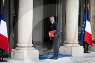 Consultations With The French President At The ElysÃ©e Palace, In Paris