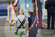 Spanish Royals Attend The National Day Military Parade