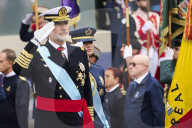 Spanish Royals Attend The National Day Military Parade
