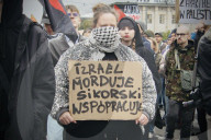 Rally In Support Of Palestine In Warsaw