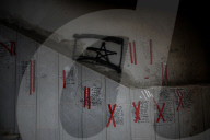 Remains of Israeli military ordnance after withdrawal from Gaza