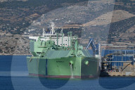 US LNG Unloaded At Revithoussa Terminal, Greece