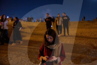 Tehranis, avid cell phone users