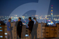 Tehranis, avid cell phone users