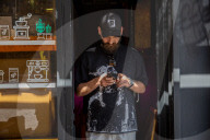 Tehranis, avid cell phone users