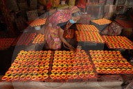 Preparation Of Diwali Festival In India, Kolkata