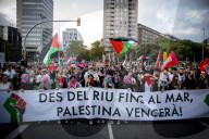 General Strike In Barcelona Supporting Palestine