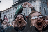 Demonstrations Against Violence On Women In Turin