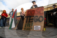 Pro-Palestinian Protest At The US Consulate In Krakow