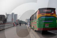 Dangerous Stops And Pedestrian Risks On Mayor Hanif Flyover In Dhaka