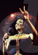 Diana Ross en concert a la Wembley Arena en 1997
