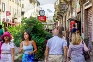 People On Street In Chinatown Milan