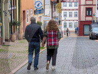 Couple Walking Hand In Hand