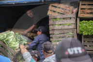 Farmers Hand Out Free Food In Protest In Buenos Aires